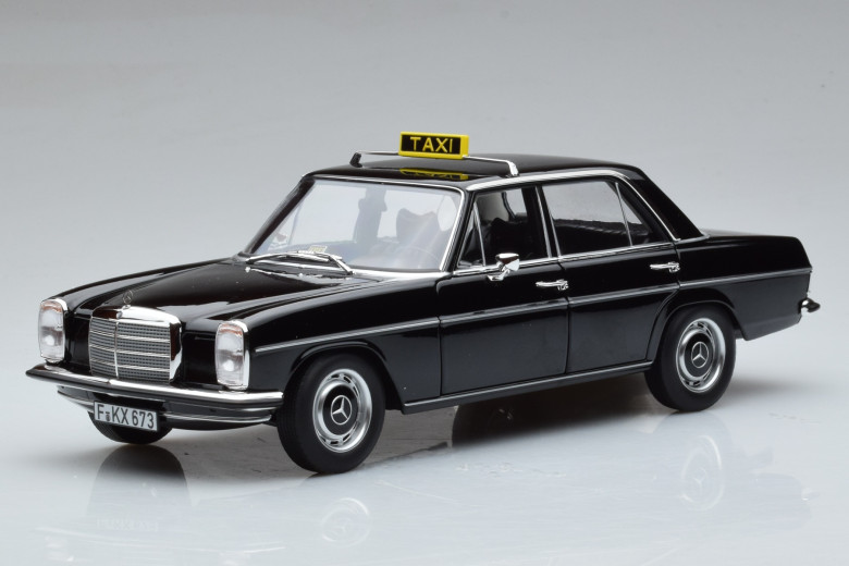 1968 Mercedes-Benz 200 Taxi Black Diecast Model Car