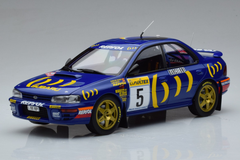 Subaru Impreza n5 C Sainz 2nd Rally Monte Carlo 1995 Kyosho 1/18