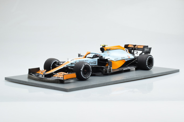 McLaren MCL35M F1 n4 L Borris Monaco GP 2021 Spark 1/18