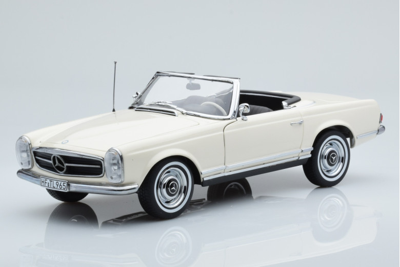 Mercedes 230 SL W113 Pagoda White Limited Edition Norev 1/18