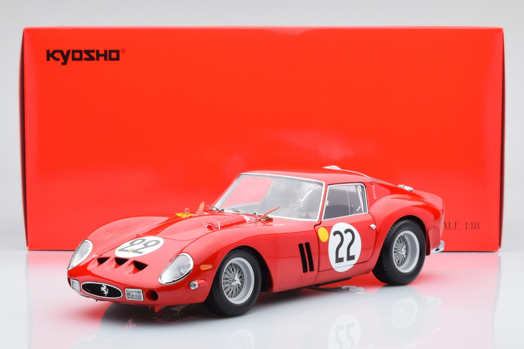 Ferrari 250 GTO n22 Le Mans 1962 Kyosho 1/18