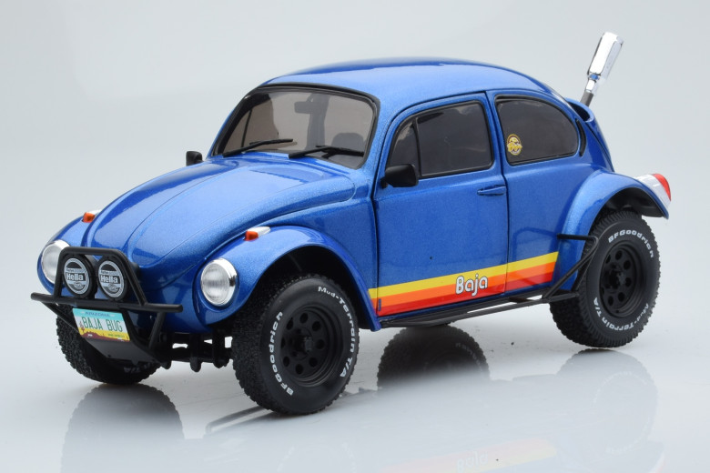 S1809601  VW Volkswagen Beetle Baja Blue Solido 1/18
