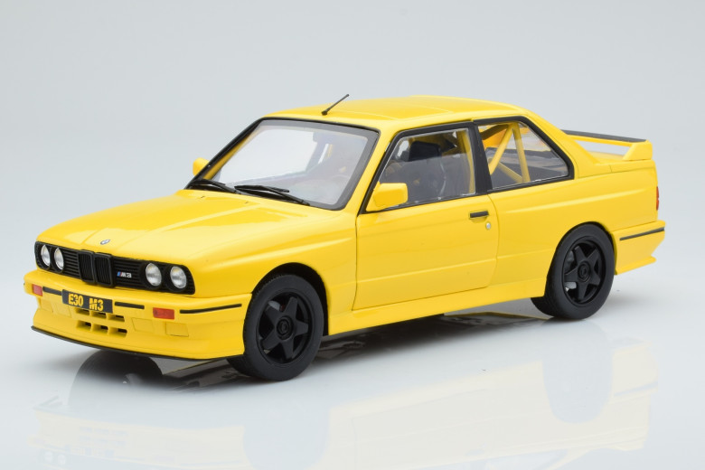 S1801513  BMW M3 E30 Street Fighter Yellow Solido 1/18