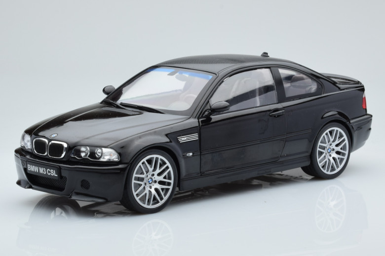 S1806506  BMW M3 E46 CSL Black Solido 1/18