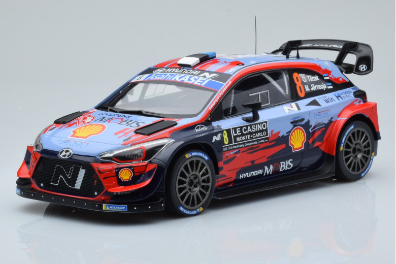 Hyundai i20 Coupe WRC n8 O Tanak Rally Monte Carlo 2020 IXO 1/18