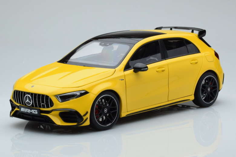 Mercedes AMG A45 S 4Matic+ Yellow Kilo Works 1/18