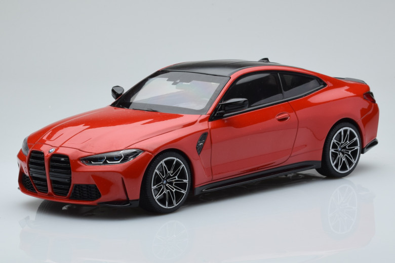 155020121  BMW M4 G82 Coupe Red Minichamps 1/18