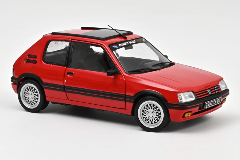 Peugeot 205 GTi 1.9 PTS Deco Vallelunga Red Norev 1/18