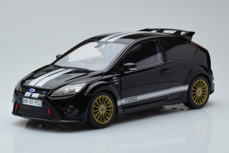 100080066  Ford Focus RS MKII Le Mans Classic Edition Black 1966 Ford MKII Tribute Minichamps 1/18