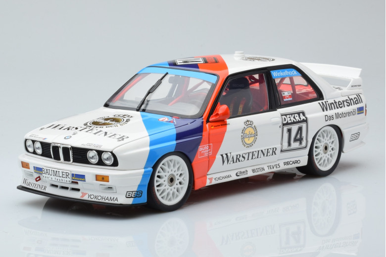 183922014  BMW M3 E30 Team Schnitzer n14 J Winkelhock Winner DTM Norisring Minichamps 1/18