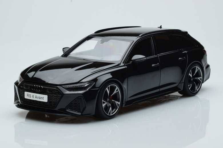 Audi RS6 C8 Avant Black Kilo Works 1/18