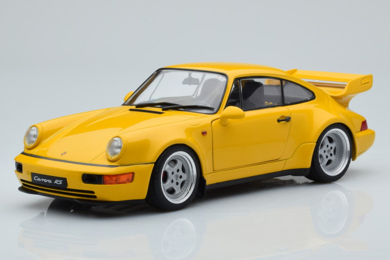 S1803401  Porsche 911 964 Carrera 3.8 RS Yellow Solido 1/18