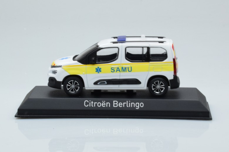 Citroen Berlingo Ambulance SAMU White Yellow Norev 1/43