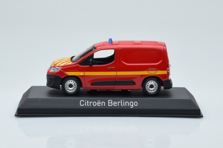 Citroen Berlingo Van Sapeurs Pompiers Red Norev 1/43