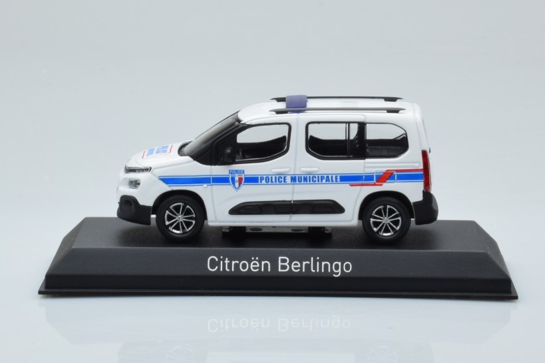 Citroen Berlingo Police Municipale v1 White Blue Norev 1/43