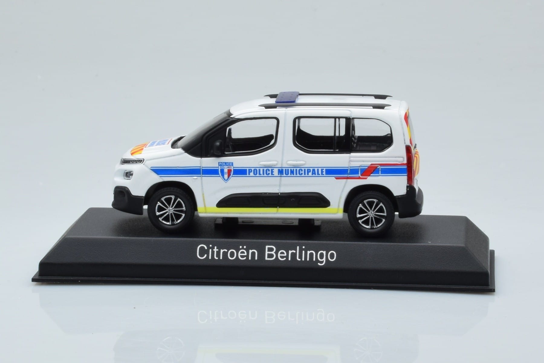 Miniature CIT Berlingo Police Municipale 2007 - Norev 1/43, Métal, Collection Voiture Miniature - Ne Convient Pas Aux -14 Ans