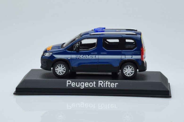 Peugeot Rifter Gendarmerie Police Otremer Blue Norev 1/43