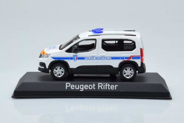 Peugeot Rifter Police Municipale White Norev 1/43