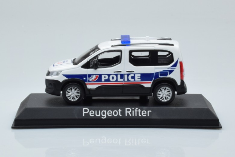 Peugeot Rifter Police Nationale White Norev 1/43