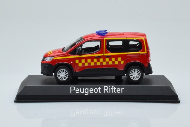 Peugeot Rifter Sapeurs Pompiers Red Norev 1/43
