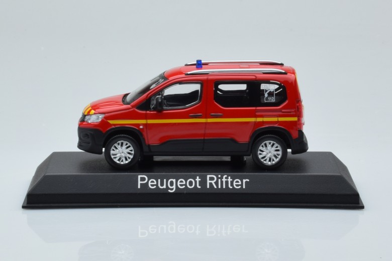 Peugeot Rifter Pompiers Red Norev 1/43