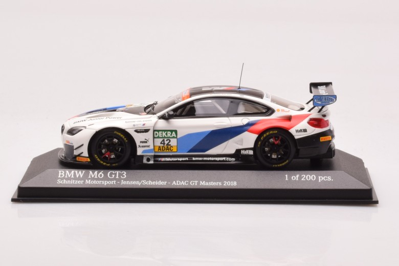 BMW M6 GT3 Schnitzer Motorsport n42 Jenden Scheider ADAC GT Masters Minichamps 1/43