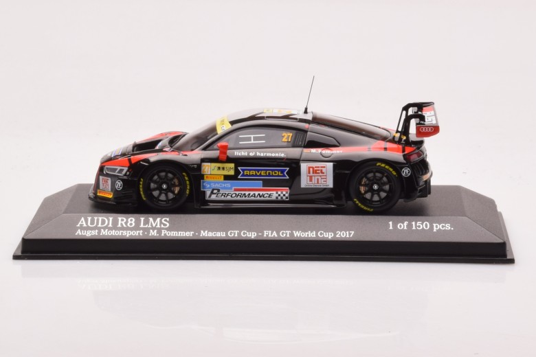 Audi R8 LMS Augst Motorsport n27 Pommer Macau GT Cup FIA GT World Cup Minichamps 1/43