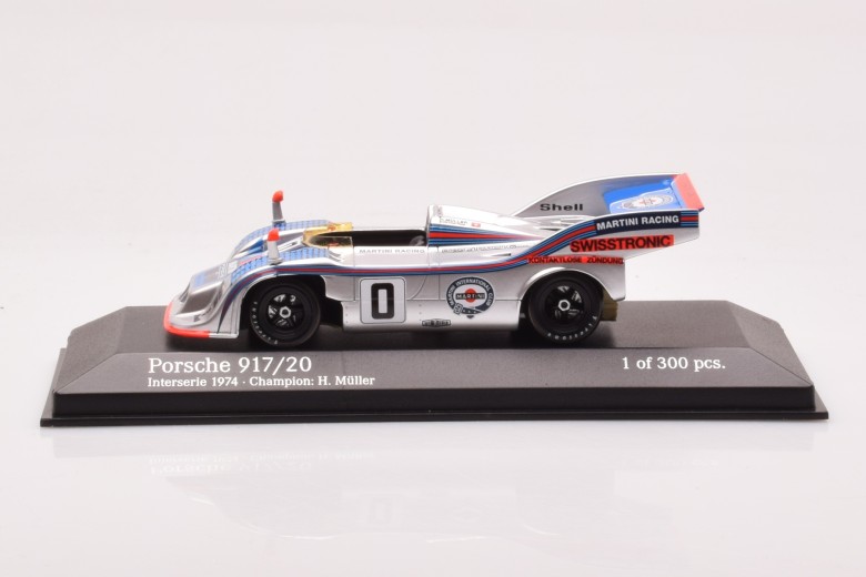 437746100  Porsche 917/20 Martini Racing n0 Interserie Champion H Muller Minichamps 1/43
