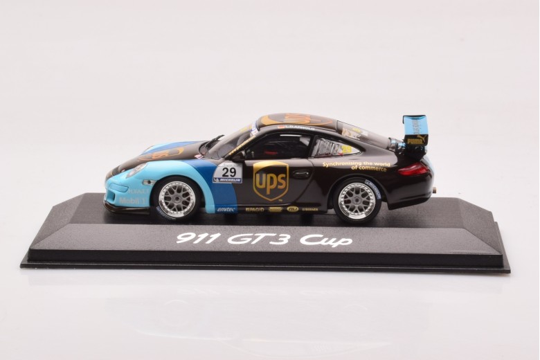 WAP02012117  Porsche 911 997 GT3 Cup n29 UPS Brown Blue Minichamps 1/43