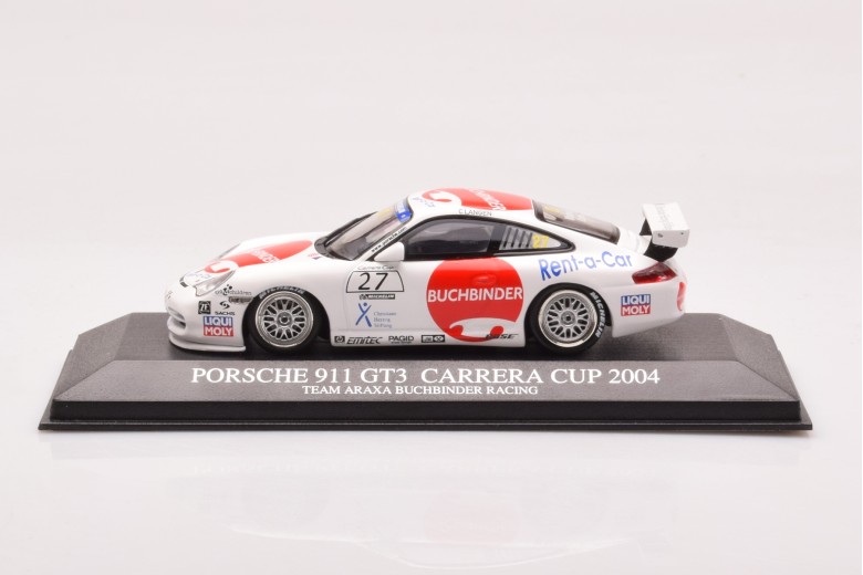 400046227  Porsche 911 996 GT3 Carrera Cup Team Araxa Buchbinder Racing n27 Landen Minichamps 1/43
