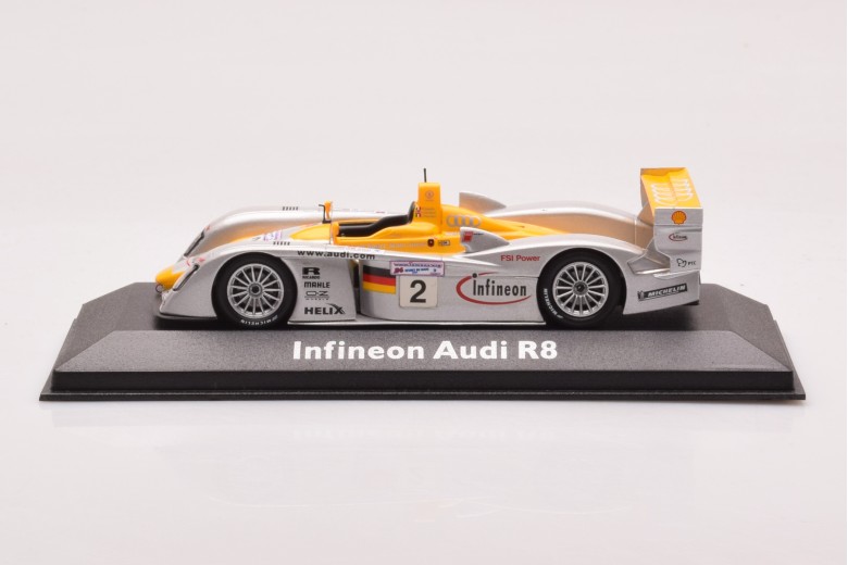 Audi R8 Infineon n2 Winner ALMS Petit Le Mans Minichamps 1/43