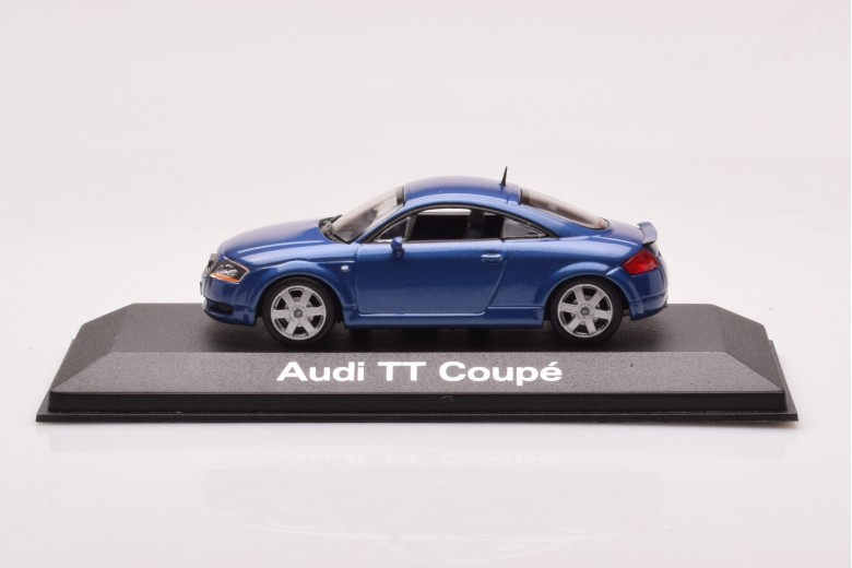433017225  Audi TT Coupe Blue Rear Wing Minichamps 1/43
