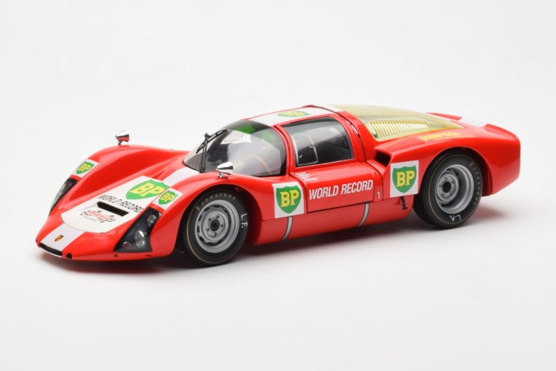 100676100  Porsche 906E BP World Record Runs Monza No Outer Box Minichamps 1/18