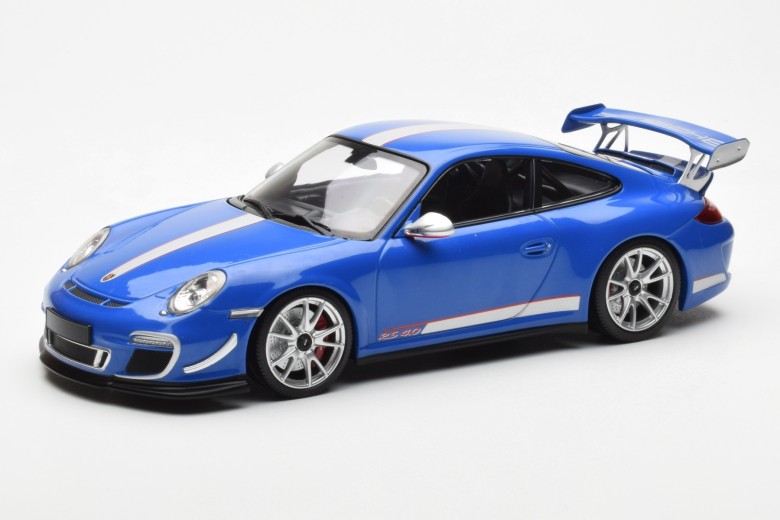 155062222  Porsche 911 997 GT3 RS 4.0 Blue Minichamps 1/18