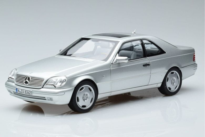 183446  Mercedes CL600 C140 Silver Metallic Norev 1/18
