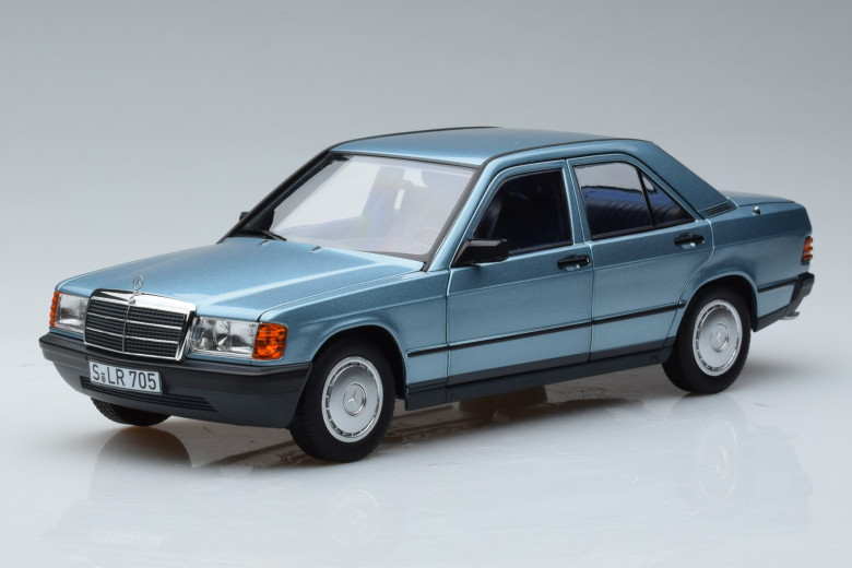183828  Mercedes 190E W201 Light Blue Norev 1/18