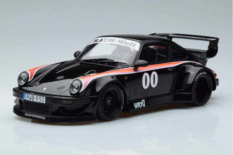 Porsche 911 930 RWB Yaju Black GT Spirit 1/18
