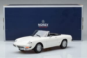 Alfa Romeo 2000 Spider White Norev 1:18 187882 Diecast - image 7 of 7