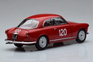 Alfa Romeo Giulietta SV #120 Mille Miglia 1956 Kyosho 1:18 08957A Diecast - image 3 of 9