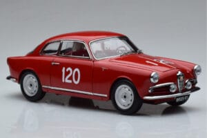 Alfa Romeo Giulietta SV #120 Mille Miglia 1956 Kyosho 1:18 08957A Diecast - image 5 of 9