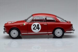 Alfa Romeo Giulietta SV #24 Targa Florio 1958 Kyosho 1:18 08957B Diecast - image 4 of 9
