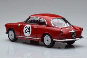 Alfa Romeo Giulietta SV #24 Targa Florio 1958 Kyosho 1:18 08957B Diecast - image 6 of 9