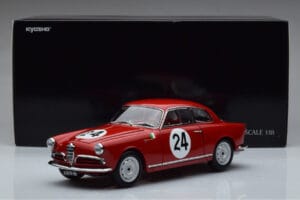 Alfa Romeo Giulietta SV #24 Targa Florio 1958 Kyosho 1:18 08957B Diecast - image 9 of 9