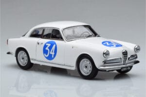 Alfa Romeo Giulietta SV #34 Targa Florio 1960 Kyosho 1:18 08957C Diecast - image 5 of 9