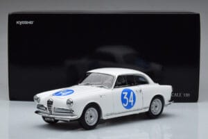 Alfa Romeo Giulietta SV #34 Targa Florio 1960 Kyosho 1:18 08957C Diecast - image 9 of 9