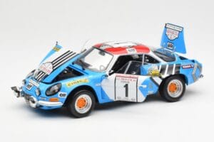 Alpine A110 1600S #1 Nicolas / Vial Winner Tour de Corse 1973 Kyosho 1:18 08485A Diecast - image 2 of 8