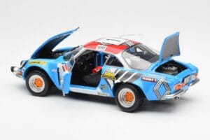 Alpine A110 1600S #1 Nicolas / Vial Winner Tour de Corse 1973 Kyosho 1:18 08485A Diecast - image 5 of 8