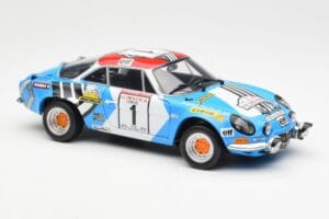 Alpine A110 1600S #1 Nicolas / Vial Winner Tour de Corse 1973 Kyosho 1:18 08485A Diecast - image 6 of 8