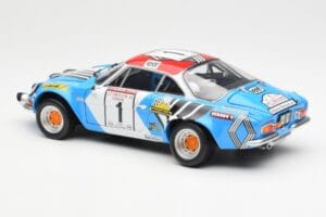 Alpine A110 1600S #1 Nicolas / Vial Winner Tour de Corse 1973 Kyosho 1:18 08485A Diecast - image 7 of 8