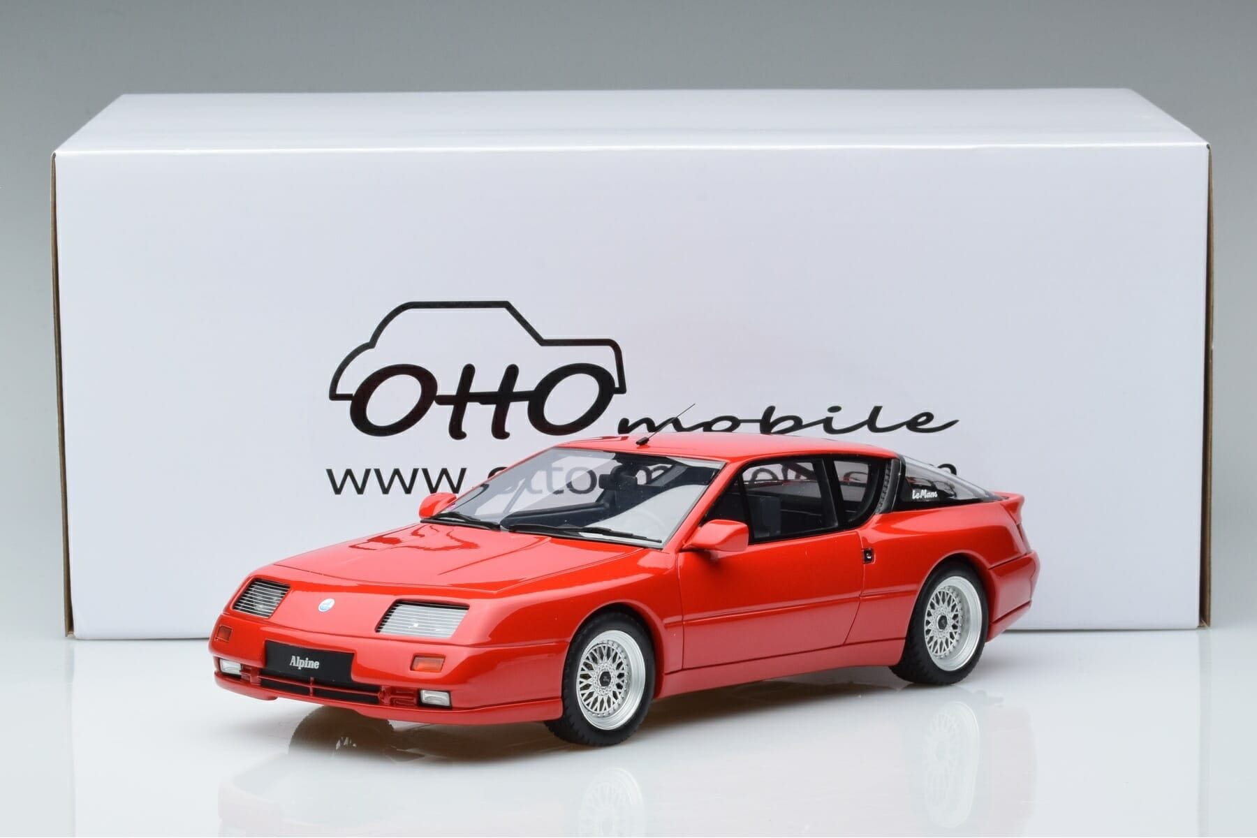 Otto Alpine GTA Le Mans 1:18 Red Resin Sports Car